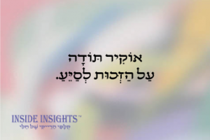 אוקיר תודה על הזכות לסייע, מסר מקלפי הרייקי